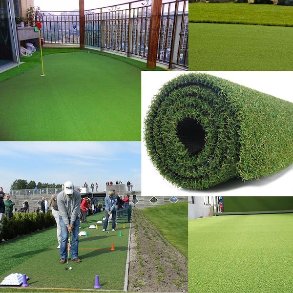 GOLF Putting Green 5 ft. x 8 ft. Green Artificial Grass Turf
