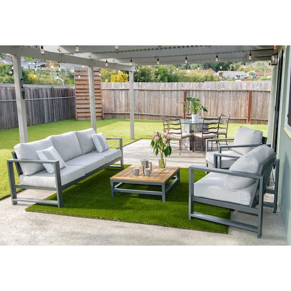 Landscape 7.5 ft. x 13 ft. Green Artificial Grass Rug