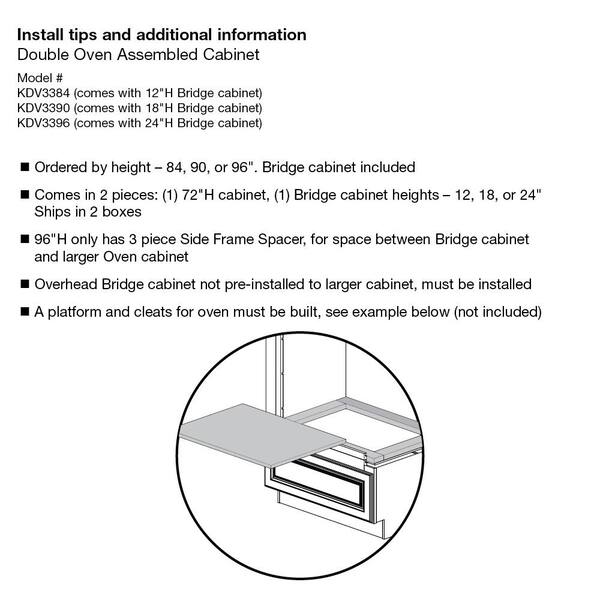 Shaker 33 in. W x 24 in. D x 90 in. H Assembled Double Oven Kitchen Cabinet in Satin White