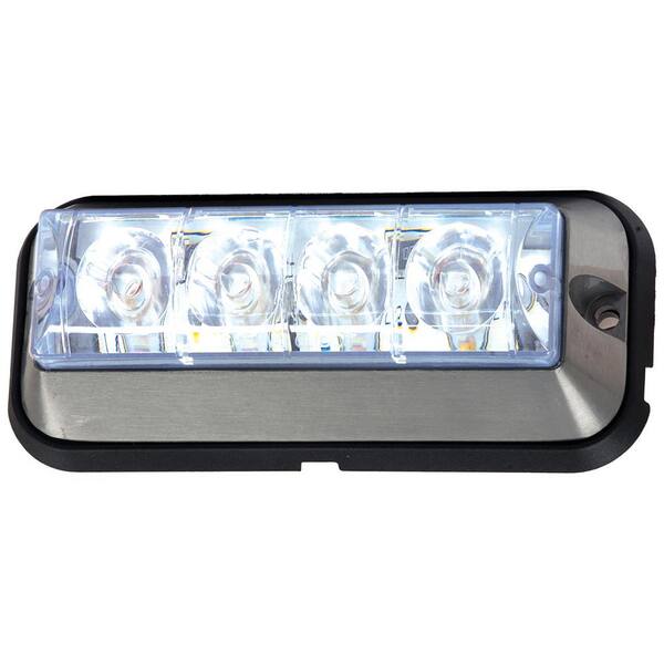 4.875 Inch Clear Rectangular Strobe Light