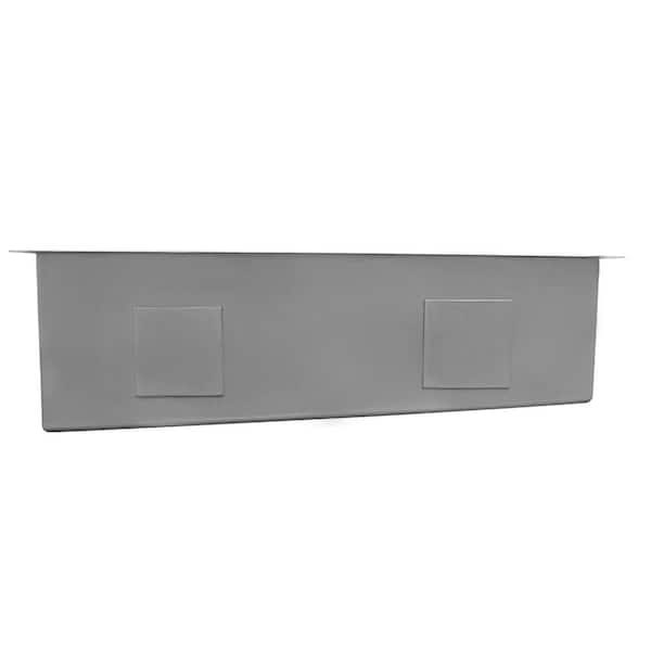 Slope Bottom Offset Drain 16-Gauge Stainless Steel 30 in. Single Bowl Undermount Kitchen Sink