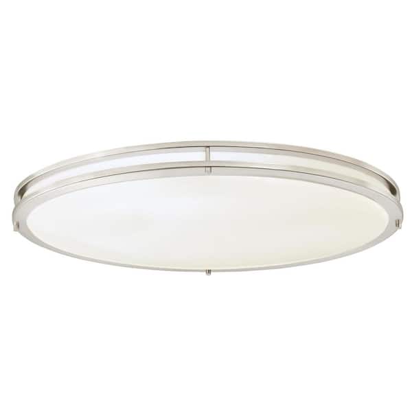 150-Watt Brushed Nickel Integrated LED Flush Mount