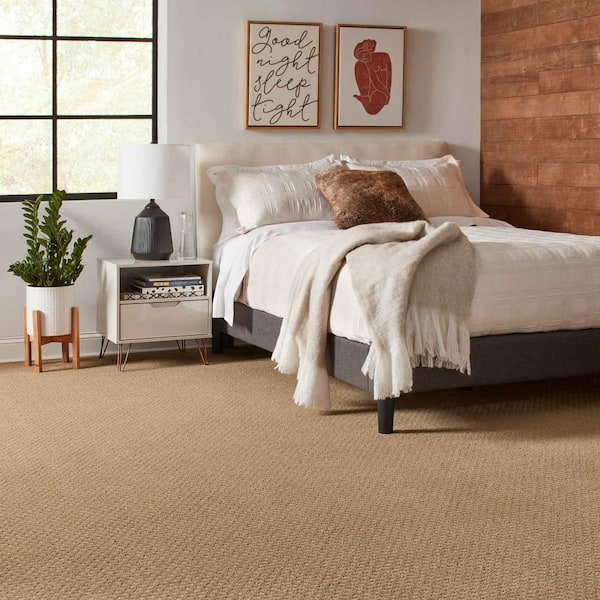 Lilypad  - Wild Honey - Beige 30.7 oz. Triexta Pattern Installed Carpet