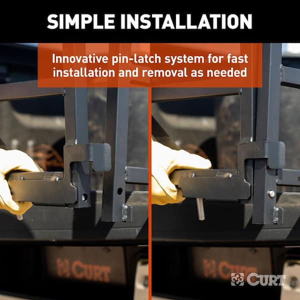 Universal Truck Bed Extender with Fold-down Tailgate