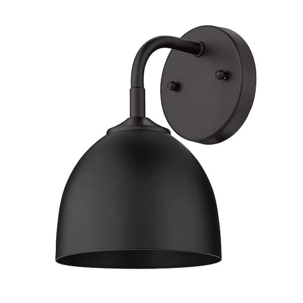 Zoey 4.75 in. Matte Black Sconce