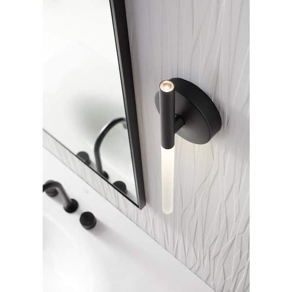 Components 1-Light Polished Chrome LED Wall Sconce