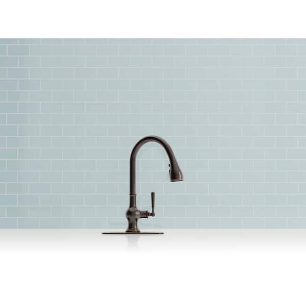 Capilano Single-Handle Pull-Down Sprayer Kitchen Faucet with Boost Technology in Oil-Rubbed Bronze