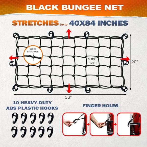 250 lbs. Roof Rack Basket with 20 CF Roof Bag - Roof Rack Cargo Basket Adjusts from 43-64 in. L x 39 in. W x 6 in. H