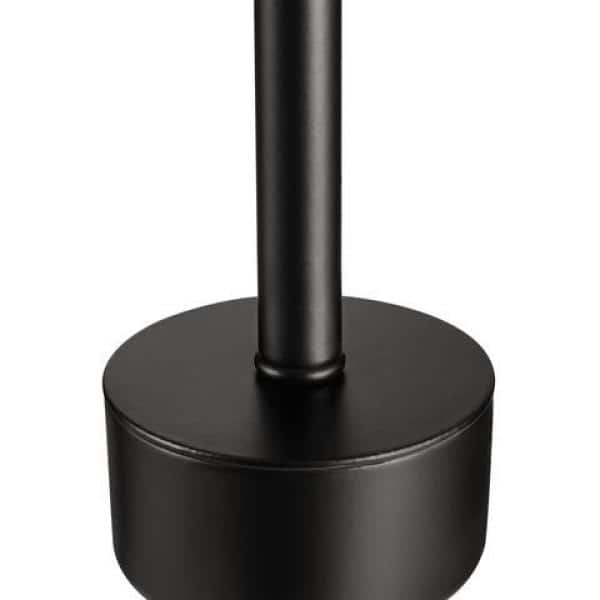Stratton 1-Light Black Mini Pendant with No Shade
