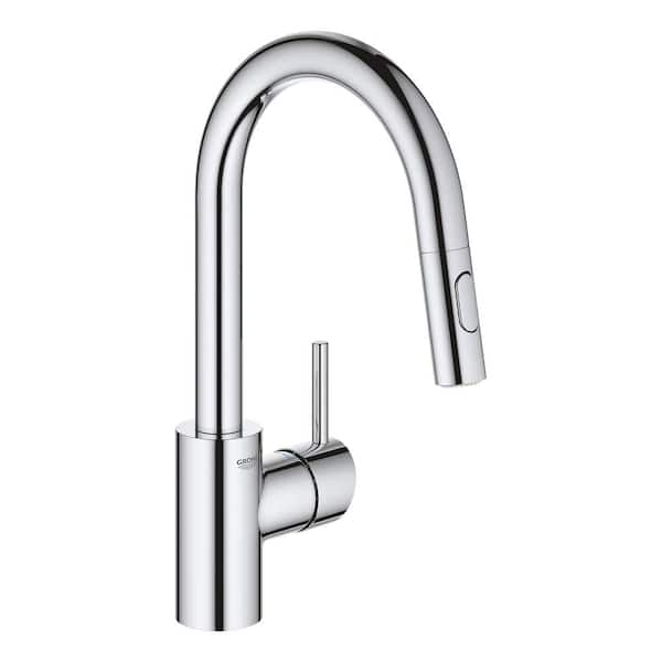 Concetto Single-Handle Dual Spray Pull-Out Sprayer Kitchen Faucet 1.75 GPM in StarLight Chrome