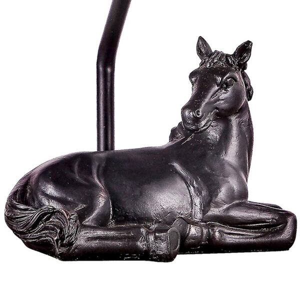 Josephine 12 in. Black Table Lamp