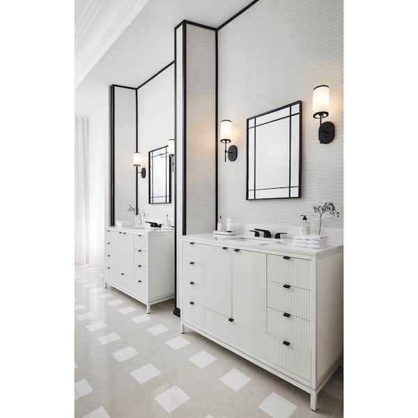 Ashbury 1-Light Black Wall Sconce