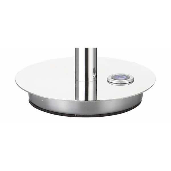 Keira 16.5 in. Chrome Integrated LED Table Lamp