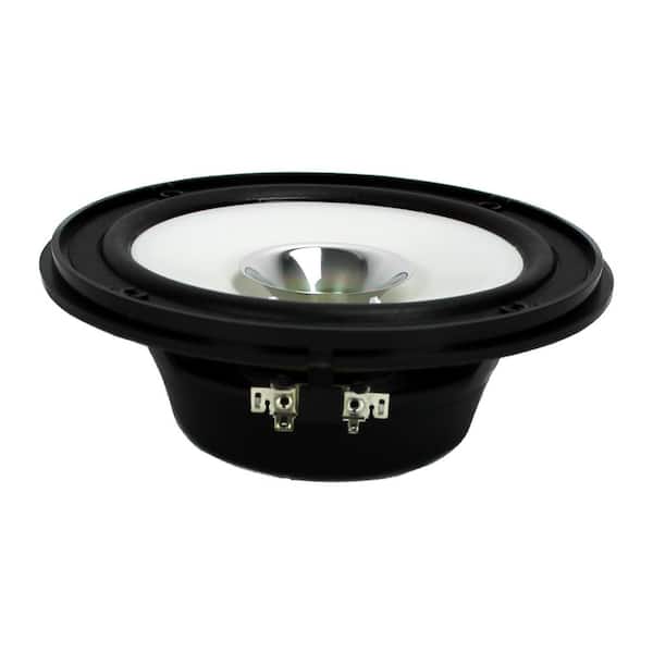 6.5 in. 280 Watt Dual Cone Marine Speakers Stereo Black