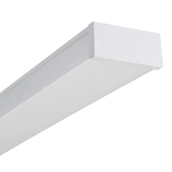 WP 4 ft. 4000-Lumens 4000K Cool White 120-Volt White Integrated LED Wraparound Light