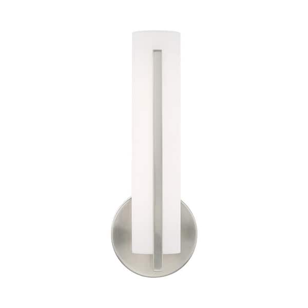 Visby LED Light Brushed Nickel ADA Wall Sconce