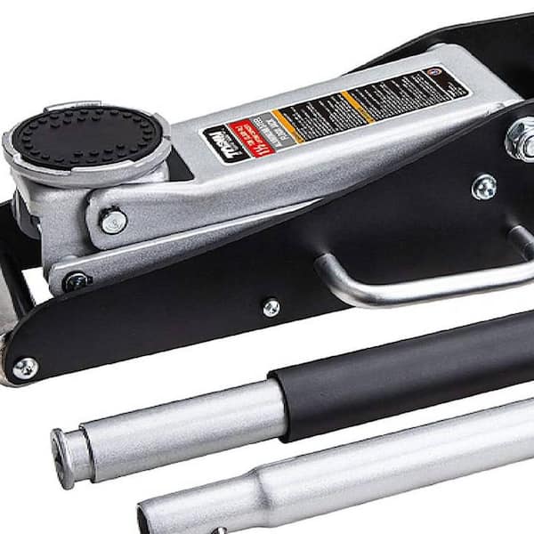 1.5-Ton Low-Profile Aluminum and Steel Floor Jack with Dual Piston Speedy Lift