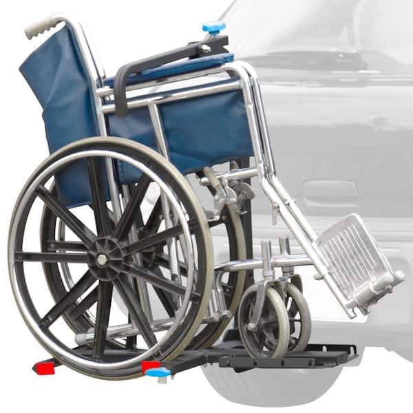 100 lbs. Manual Wheelchair Carrier with Tilting Platform