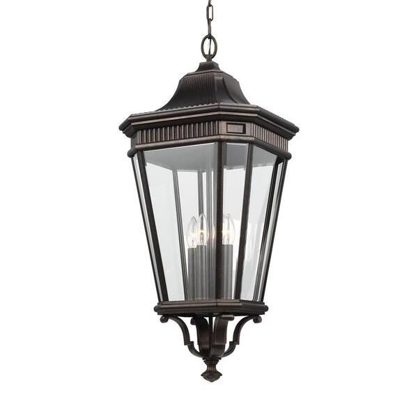 Cotswold Lane Grecian Bronze 4-Light Hanging Lantern