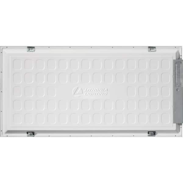 CPX 2 ft. x 4 ft. 128-Watt Equivalent Adjustable Lumens Integrated LED White Troffer Light with Switchable CCT with Whip