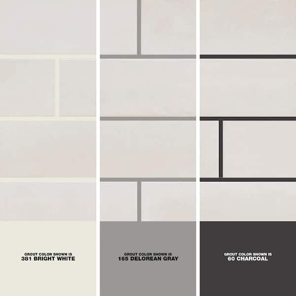 LuxeCraft Arteko Antique White 3 in. x 12 in. Glazed Ceramic Wall Tile (12 sq. ft./Case)