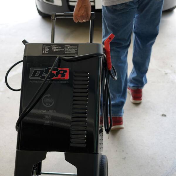12-Volt 250-Amp Volt Jump Starter and Battery Charger with 25-Amp/50-Amp Boost Mode and 15-Amp Fast Charge