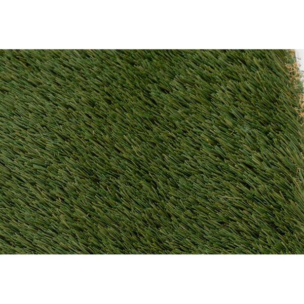 80 oz. Evolution 15 ft. Wide x Cut to Length Dark Field Olive Artificial Grass