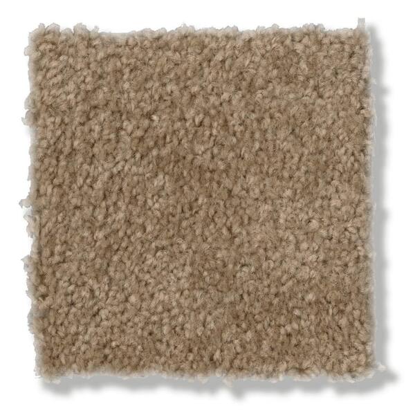 Hot Shot II - Tuscan - Beige 12 ft. Wide x Cut to Length 16 oz. SD Polyester Texture Carpet
