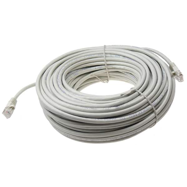 100 ft. Cat6 Snagless Unshielded (UTP) Network Patch Cable, Gray
