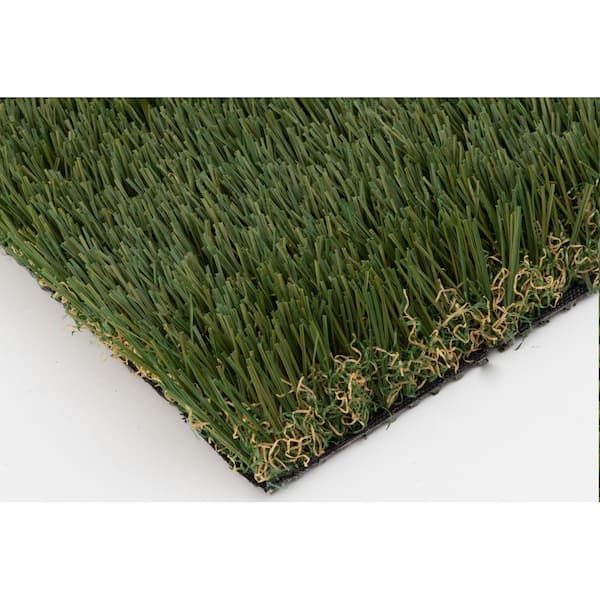 80 oz. Evolution 15 ft. Wide x Cut to Length Dark Field Olive Artificial Grass