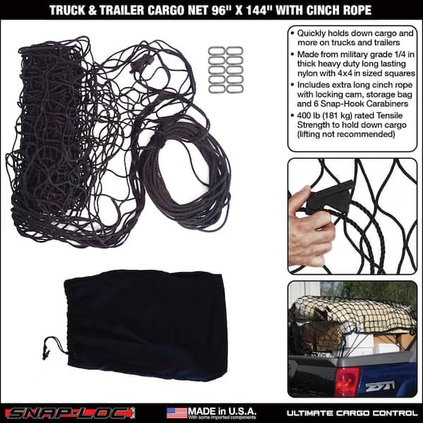400 lbs. 96 in. x 196 in. Military Cargo Net