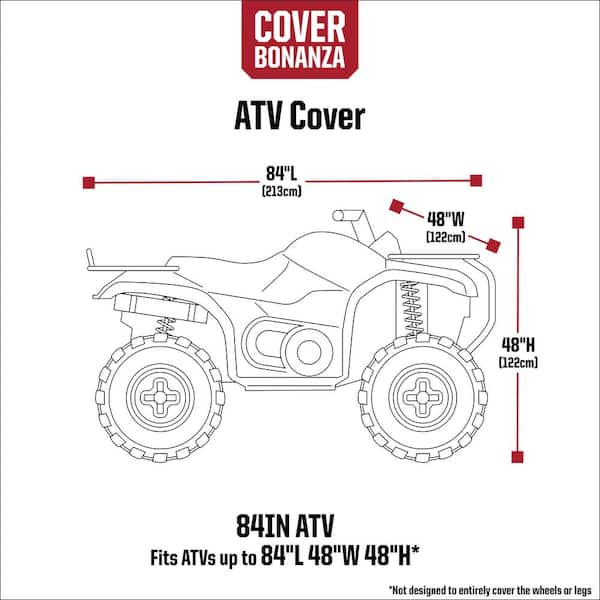 Bonanza 84 in. x 48 in. x 48 in. ATV Cover