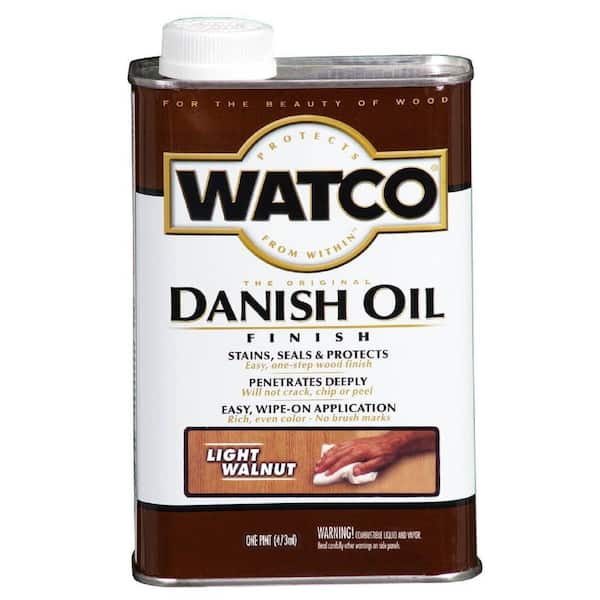 1 Pint Danish Oil in Light Walnut (6 Pack)