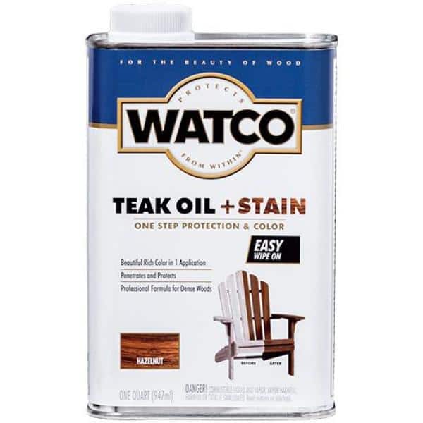 1 Quart Teak Oil in Hazelnut (4 Pack)