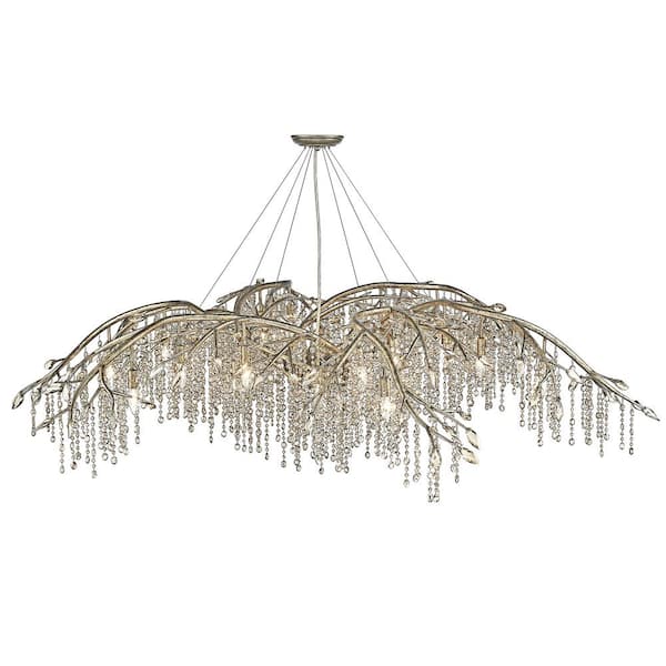 Autumn Twilight 24-Light Mystic Gold Halogen Chandelier