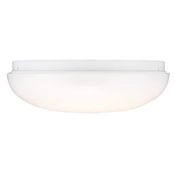 75-Watt White Integrated LED Flush Mount