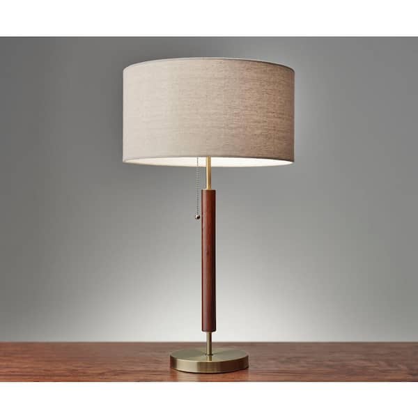 Hamilton 26 in. Brass Table Lamp