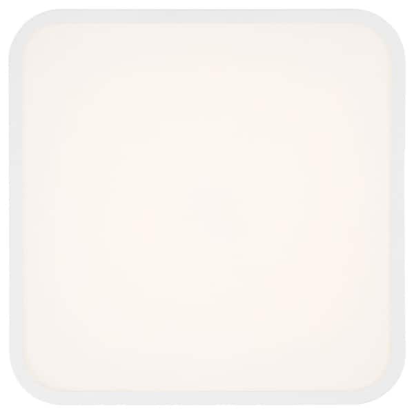 Granada 12 in. 1-Light White LED Flush Mount