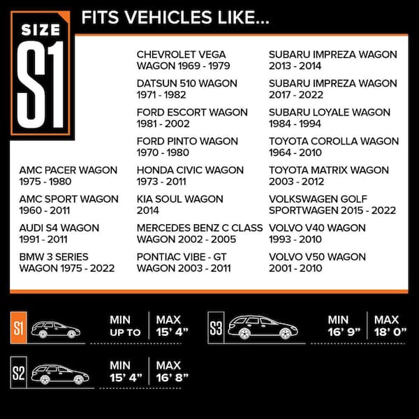 StormBlock Plus 184 in. x 60 in. x 55 in. Station Wagon Size S1 Cover