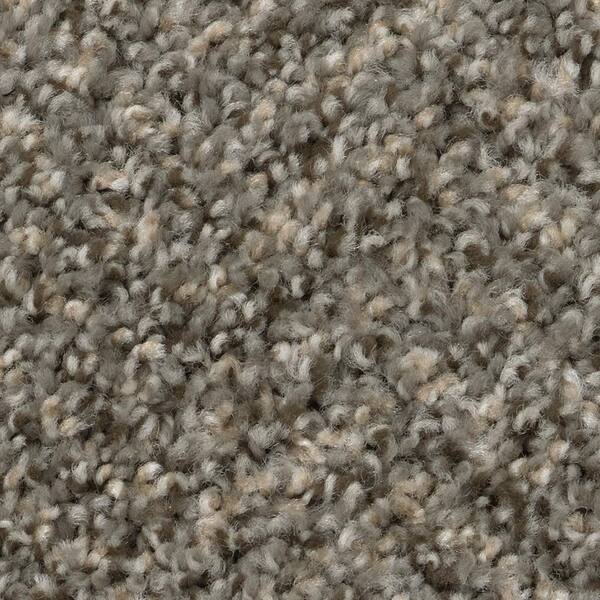 Promenade - Drive - Gray 24 oz. SD Polyester Texture Installed Carpet