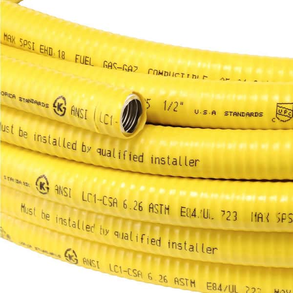 1/2 in. x 75 ft. CSST Corrugated Stainless Steel Tubing