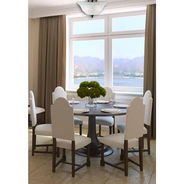 Wensley 2-Light Oil Rubbed Bronze Ceiling Fixture