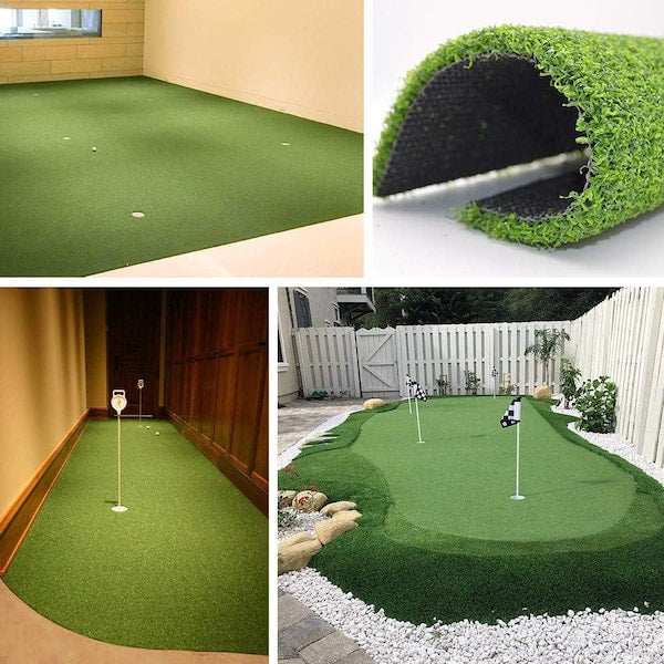GOLF Putting Green 7 ft. x 15 ft. Green Artificial Grass Turf