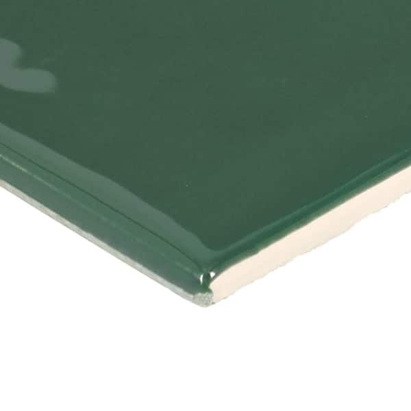 LuxeCraft Cyclade 4-1/4 in. x 12-7/8 in. Glazed Ceramic Undulated Wall Tile (10.64 sq. ft./Case)