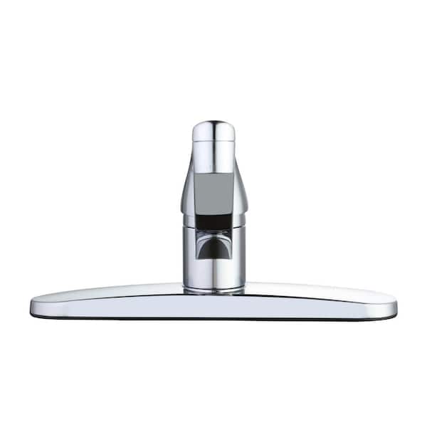 Single-Handle Standard Kitchen Faucet in Polished Chrome