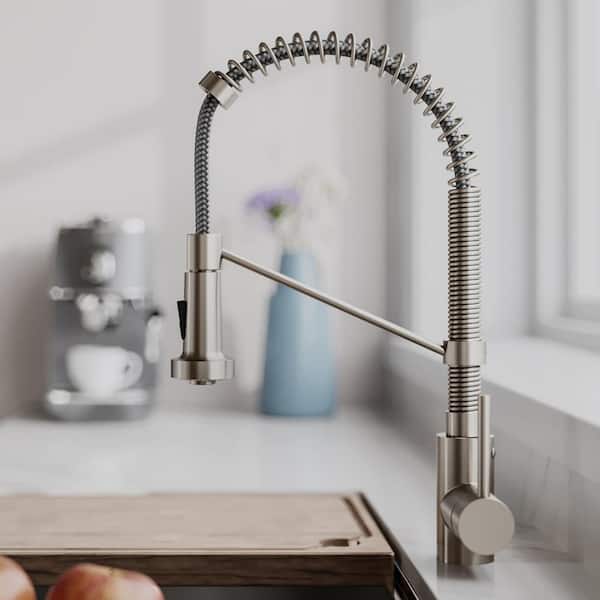 Bolden Single-Handle Pull-Down Sprayer Kitchen Faucet with Dual Function Sprayer in Spot-Free Stainless Steel