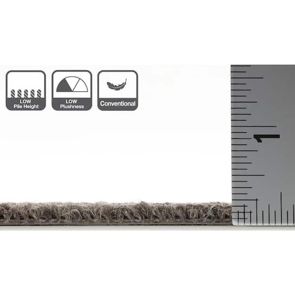 Intelligent Gray Commercial 24 in. x 24 Glue-Down Carpet Tile (20 Tiles/Case) 80 sq. ft.
