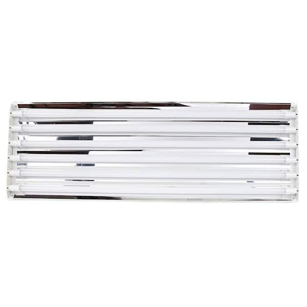 4 ft. 6-Light T8 LED White High Bay Light, 5000K