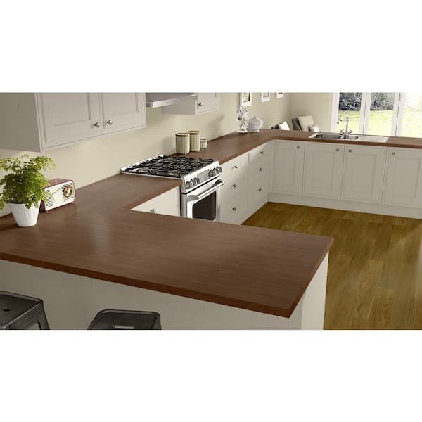 4 ft. x 8 ft. Laminate Sheet in River Cherry with Standard Fine Velvet Texture Finish