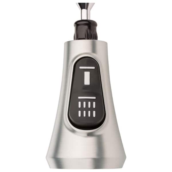 Miri Single-Handle Pull-Down Sprayer Kitchen Faucet with Soap Dispenser in Spot Defense Stainless Steel